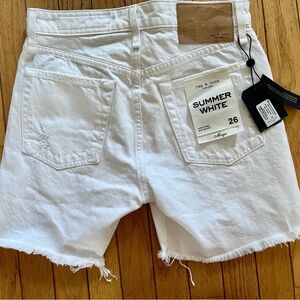 Rag and Bone Maya high rise midi shorts